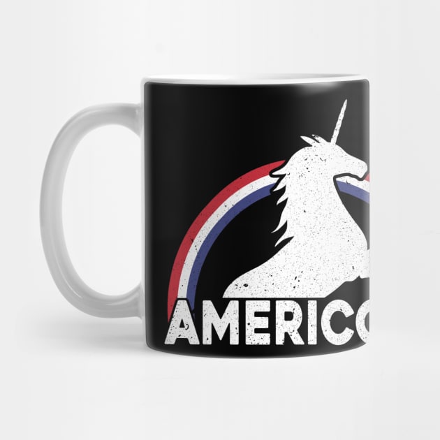 Americorn American Unicorn July 4th Gift by nicolinaberenice16954